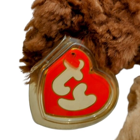 TY Classics Plush Collection CHIPS The Dog Brown Puppy 1996 10" - Picture 2 of 10